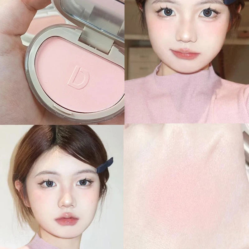 Blush Monochrome Miel — Poudre et Crème, Haute Brillance, Éclat Naturel, Fixe la Couleur, Blush Visage