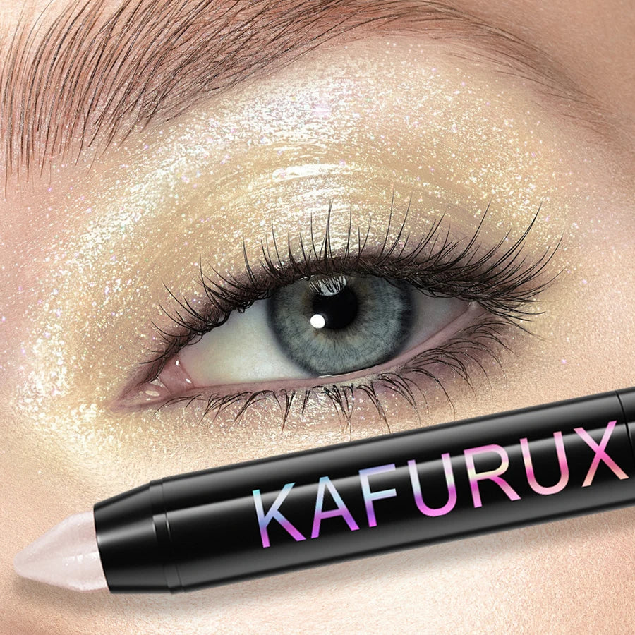 Crayon eyeliner nacré pailleté 24 couleurs, waterproof, mat, nude, effet illuminateur.