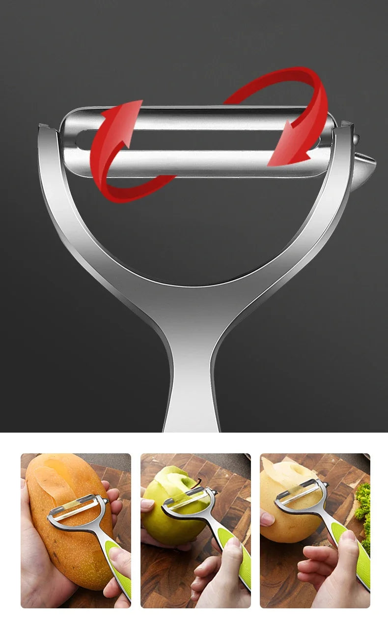 Stainless Steel Vegetable Peeler – Multifunction Potato, Carrot & Fruit Peeler Kitchen Tool
