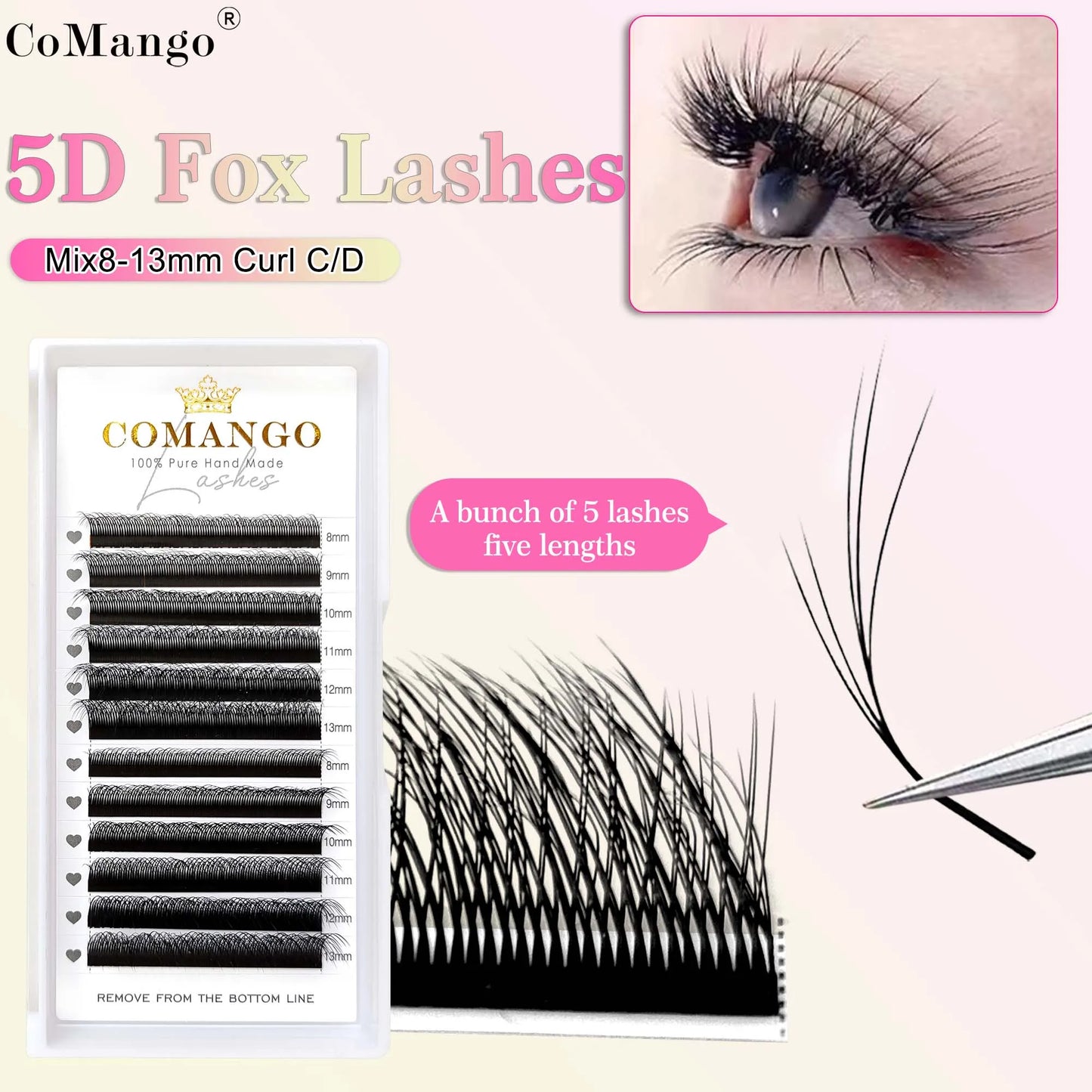 Extensions de Cils CoMango 5D