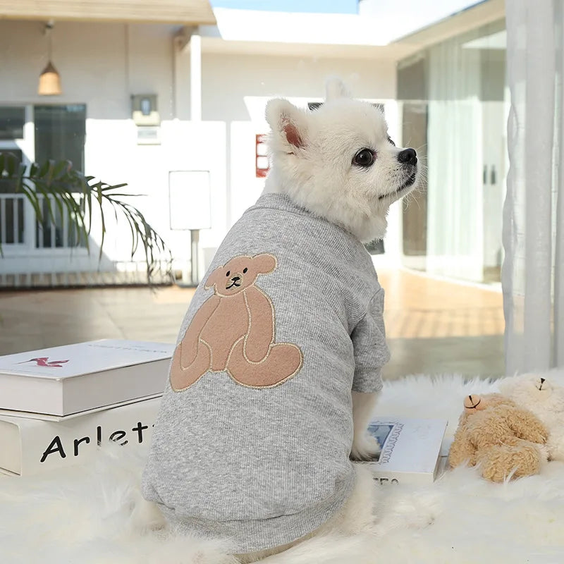Winter Fleece Pet Sweatshirt – Warm Jacket for Dogs & Cats