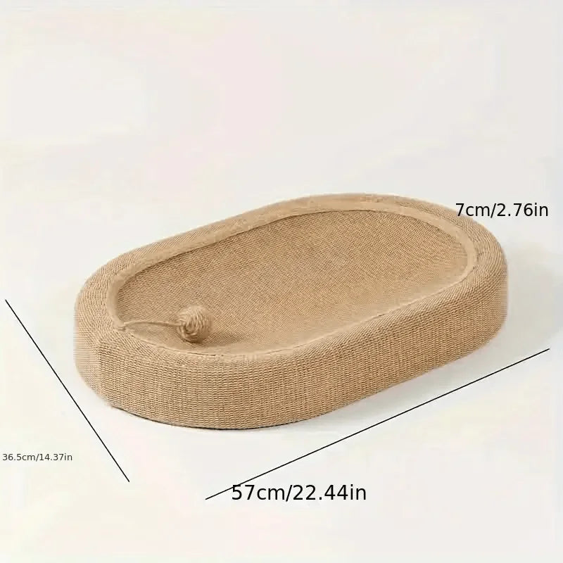 Large Cat Scratching Post with Ball – Jute Scratcher & Resting Lounge