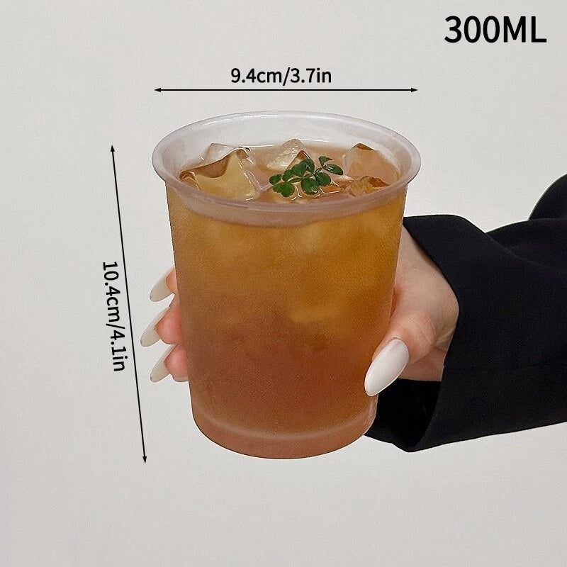 Aesthetic Glass Cups Set – Iced Coffee, Latte, Cocktail & Wine Glass Drinkware Collection