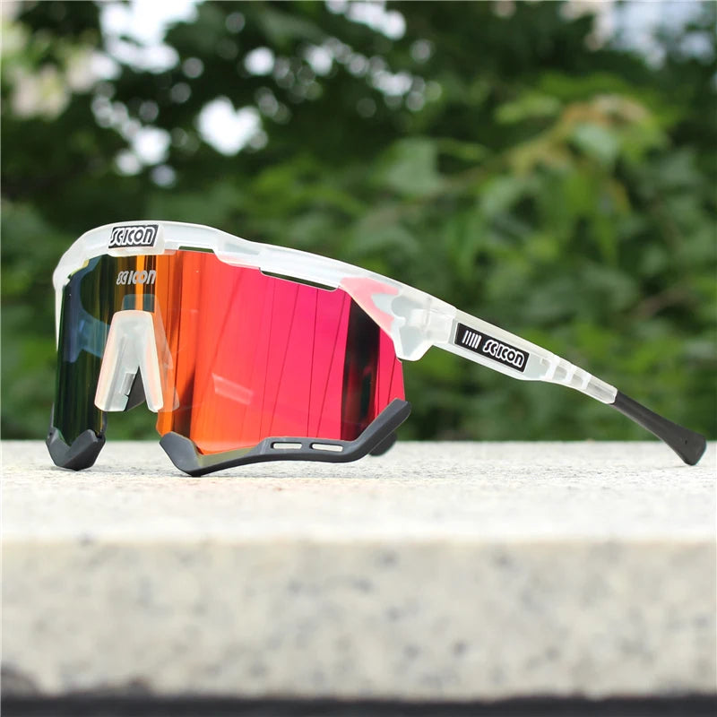 Lunettes de cyclisme– Protection UV400 | Pour hommes et femmes | Lunettes de sport outdoor pour VTT, route et cyclisme en général
