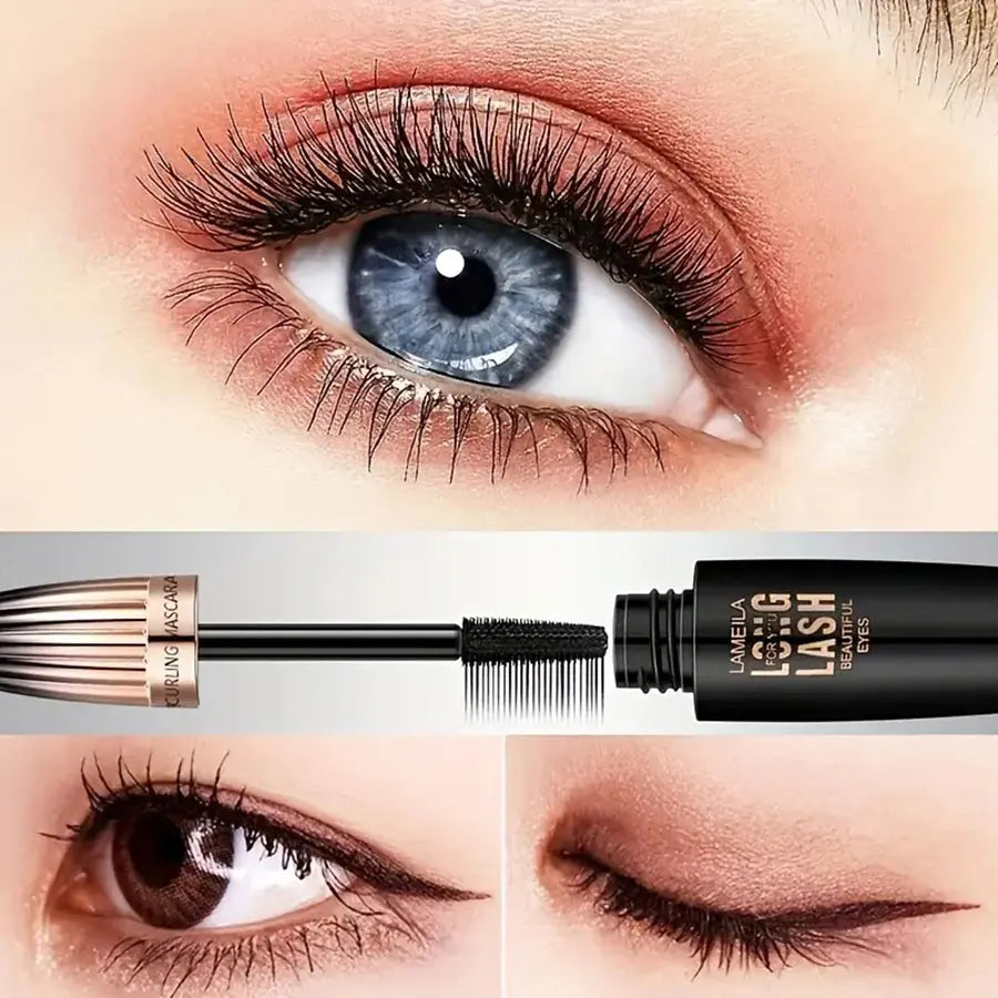 **« Mascara 4D waterproof – Épais, recourbant et longue tenue »**