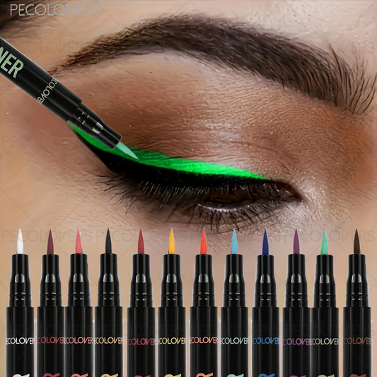 1 Pc Eyeliner Liquide Coloré – Haute Intensité, Séchage Rapide, Étanche et Résistant à la Transpiration, Pour Tous Types de Peau