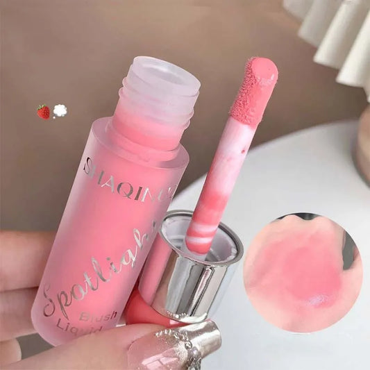 Blush Liquide — Texture Jelly Hydratante, Teintes Froides et Chaudes, Nude Rose, Rouge Liquide, Highlighter, Illumine le Visage, Maquillage Style Coréen