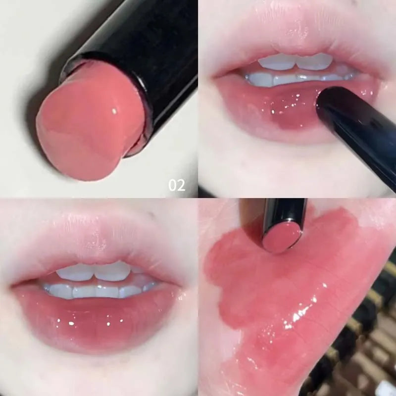 Rouge à lèvres miroir – Texture lisse et riche en pigments | Forme un film sans dessécher ni coller | Hydratant pour des lèvres pulpeuses et éclatantes