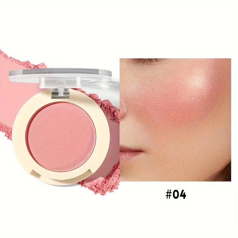 Blush poudre perlée – Illumine le visage, contour et profil, maquillage beauté pour la peau – Rouge longue tenue et waterproof