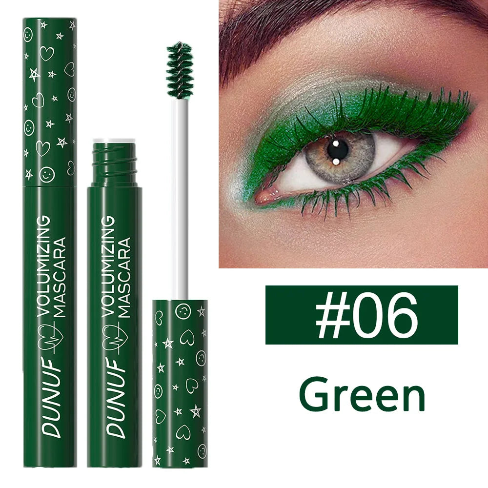 Mascara coloré recourbant waterproof séchage rapide