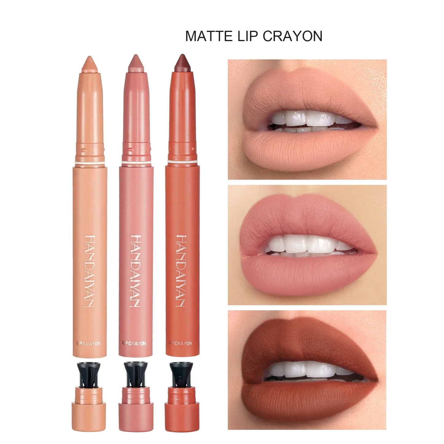 Set 12 Couleurs Rouge à Lèvres Mat – Teintes Nude et Rose, Fini Mat, Waterproof, Longue Tenue, Crayon et Gloss, Maquillage des Lèvres