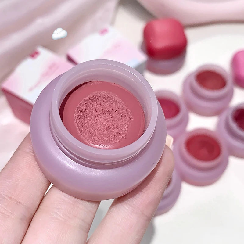 Baume mousse lèvres et joues – Blush et teinte à lèvres matte style coréen, polyvalent – S’accorde avec toutes les carnations