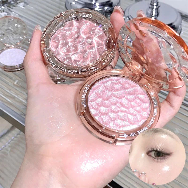 Blush poudre – Poudre perlée à haute brillance, fine et scintillante – Maquillage illuminant, sans chute