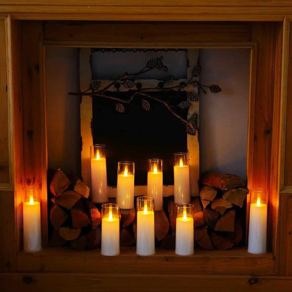 LED Flameless Tea Light Candles (6–90 PCS) – Flickering Acrylic Cup Candles for Weddings & Events