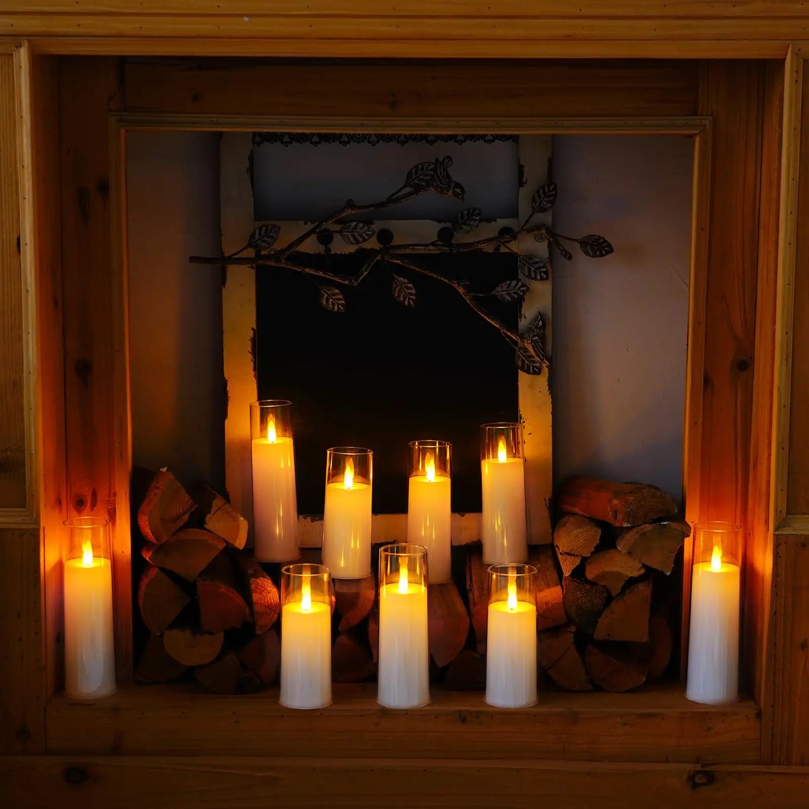 LED Flameless Tea Light Candles (6–90 PCS) – Flickering Acrylic Cup Candles for Weddings & Events
