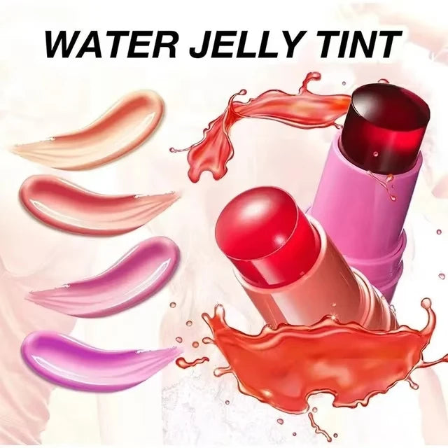 Stick 3-en-1 Milk Jelly — Teinte pour lèvres, joues et contour du visage | Hydratant et longue tenue | Finition mate | Maquillage polyvalent pour lèvres et joues élégantes