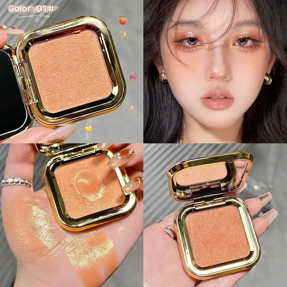 Blush Crème 3D — Fini Mat et Perlé, Teinte Naturelle et Longue Tenue, Rendu Couleur Intense, Contour du Visage et Ombre à Paupières
