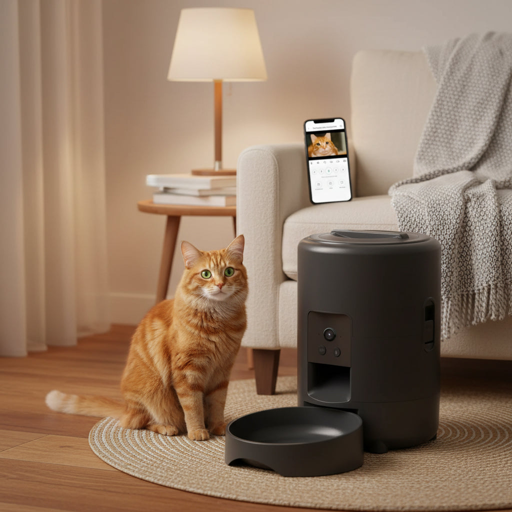 2L Smart Automatic Pet Feeder – Programmable Food Dispenser for Cats & Small Dogs