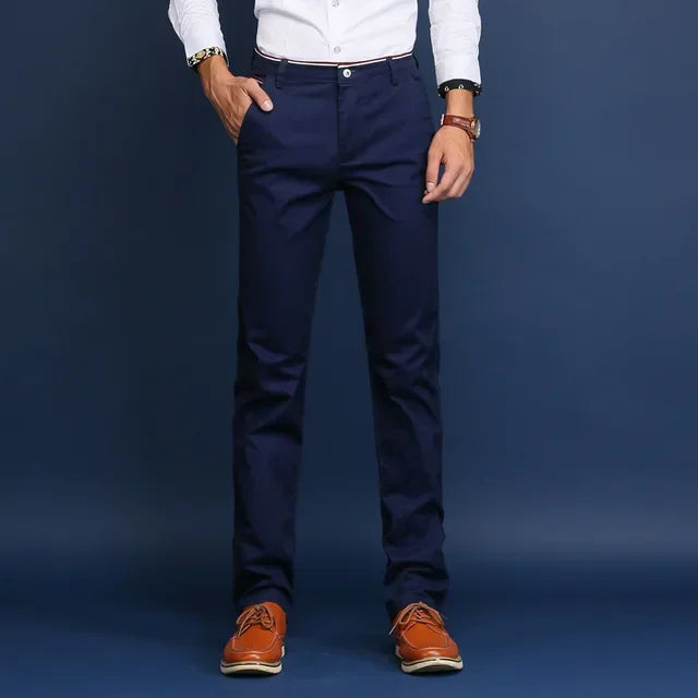 « Pantalon Homme Printemps/Été – Coton, Casual & Business »