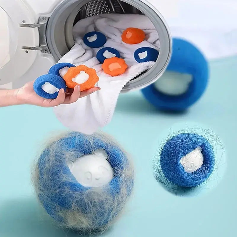 Reusable Pet Hair Remover Laundry Balls – Lint & Fur Catcher for Washing Machines (1–5 Pack)