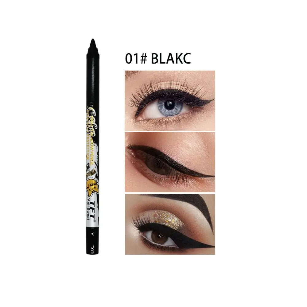 Crayon eyeliner longue tenue Fashion Not Blooming, waterproof, couleur, gel, ombre à paupières