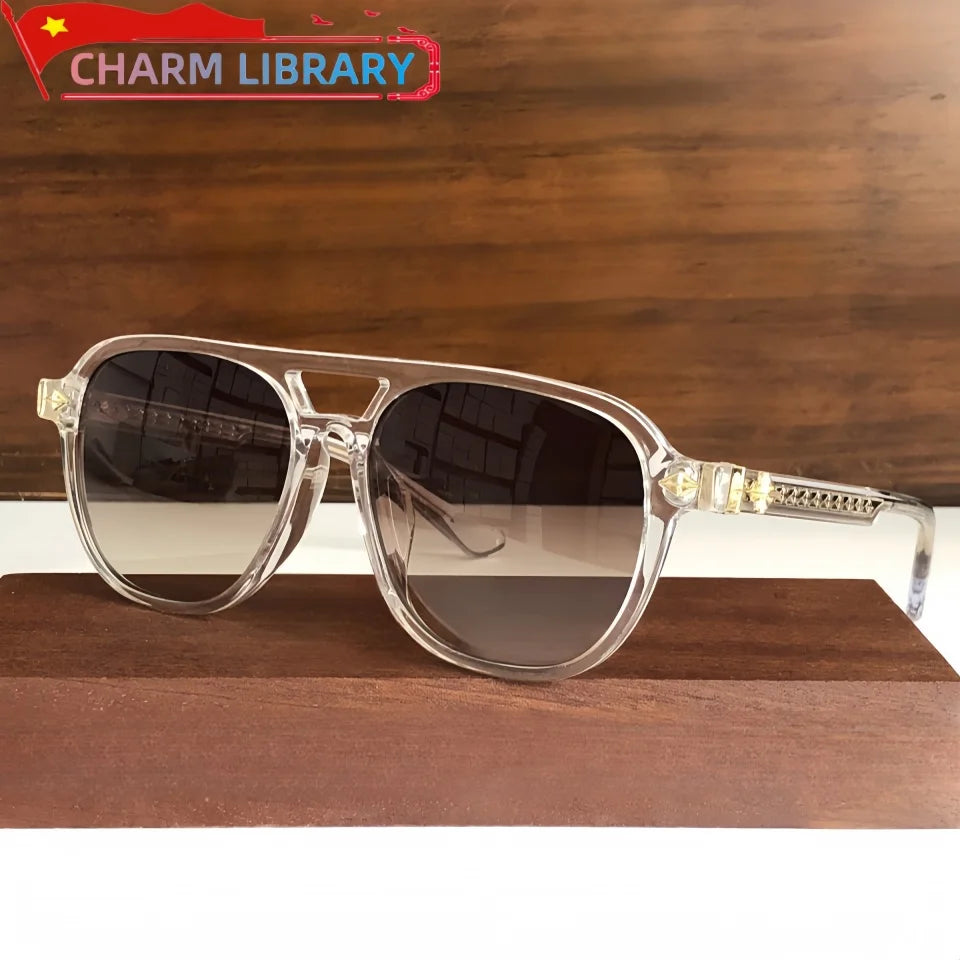 « Lunettes de soleil rétro – Acétate luxe, UV400 mixte »