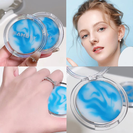 Camoufle les pores, effet soft-focus – Poudre compacte translucide, formule sans poudre, contrôle instantané de l’huile, maquillage longue tenue, naturel