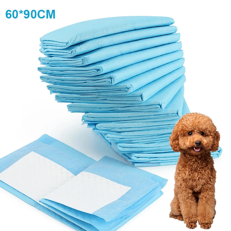 100PCS Super Absorbent Pet Training Pads – Quick-Dry Disposable Pee Pads