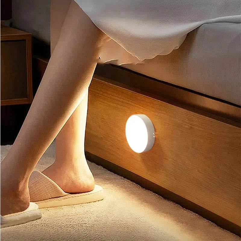 Wireless Motion Sensor Night Light – LED Detector Lamp for Bedroom, Closet & Staircase