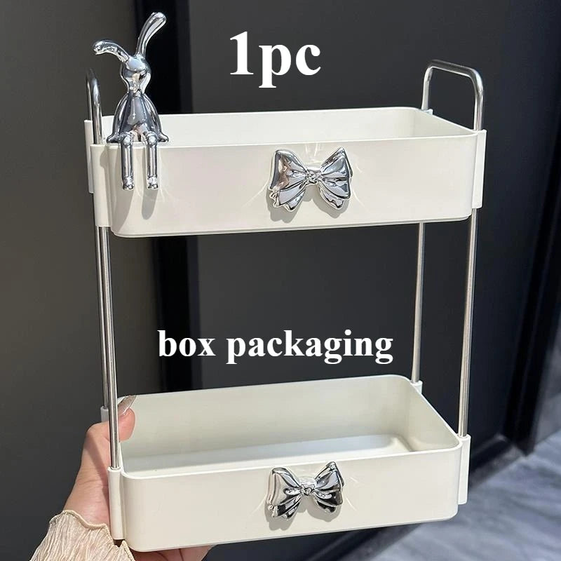 Bow Makeup Storage Organizer