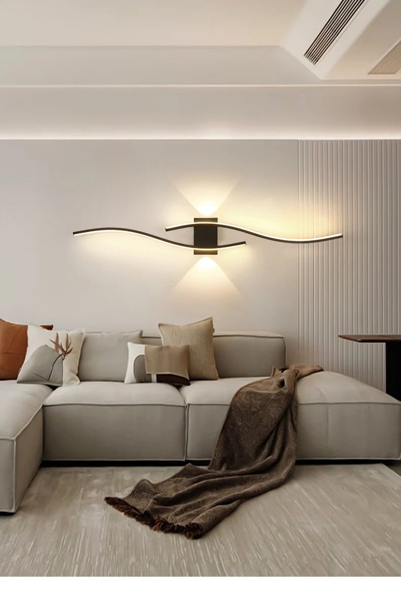 Modern LED Wall Lamp – Minimalist Lighting for Living Room, Bedroom & Kitchen