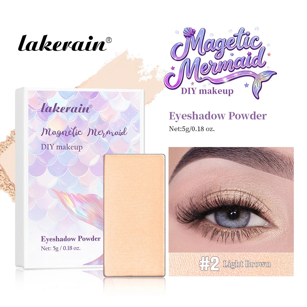 Recharge pour palette de fards à paupières - Waterproof, longue tenue, multifonctionnelle, fond magnétique - Maquillage à faire soi-même