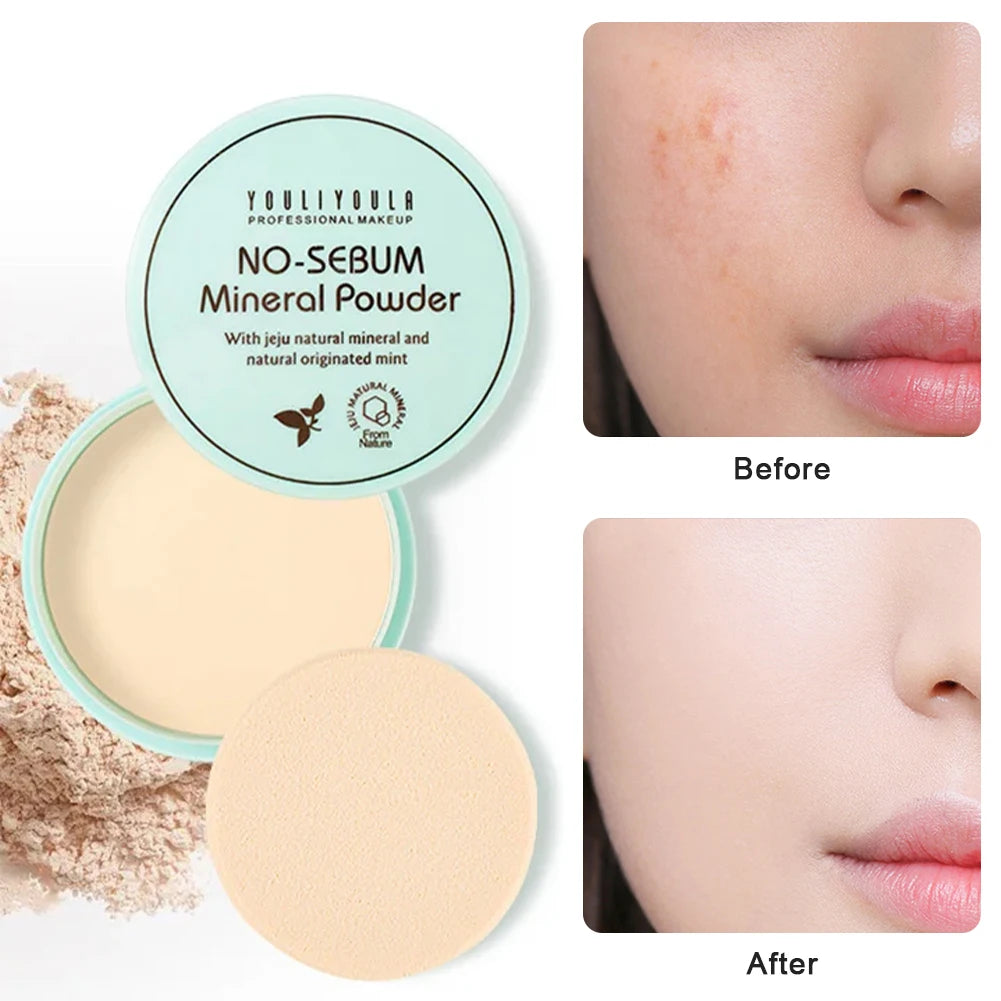 Poudre Fixante pour le Visage – Contrôle du Sébum, Sans Effet Cakey, Tenue Longue Durée, Waterproof, Résistante à la Transpiration, Utilisation Humide ou Sèche, Maquillage Polyvalent