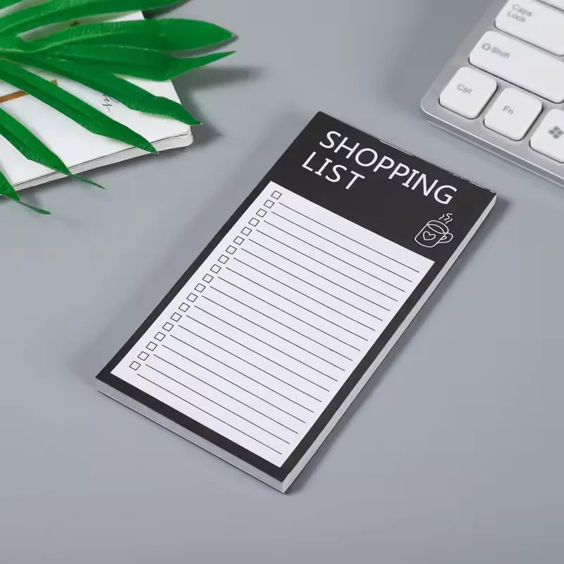 Magnetic Fridge Memo Board – Portable Shopping List & Weekly Planner