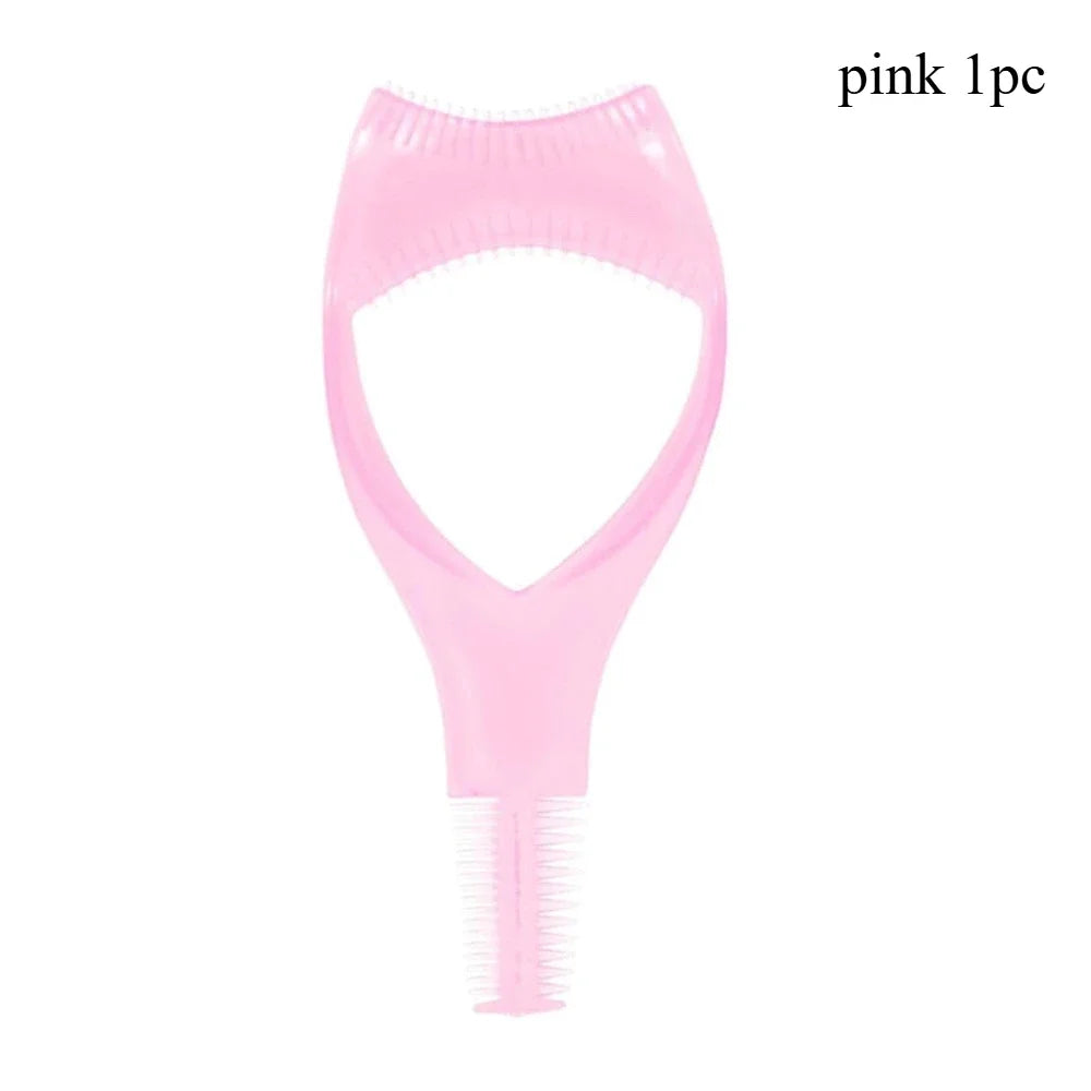 Outil cils 3 en 1 4/2/1 pièces bouclier mascara recourbe-cils applicateur peigne guide maquillage