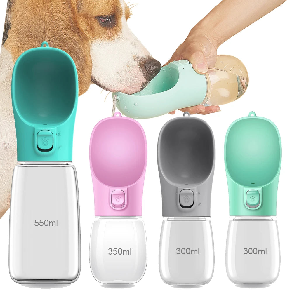 Portable Dog Water Bottle – Leakproof Travel Water Dispenser for Pets