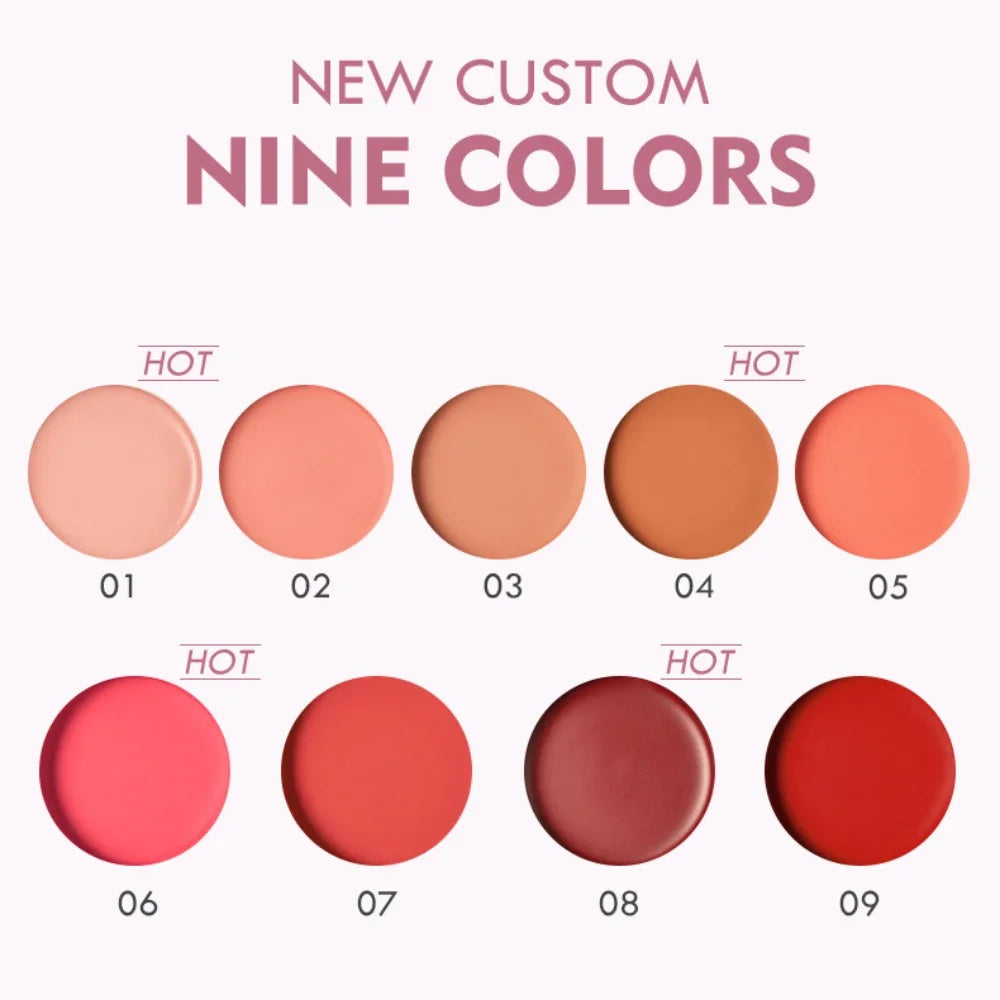 Blush gel  pour femmes maquillage quotidien et fêtes tous types de peau waterproof mat et lumineux contour joues