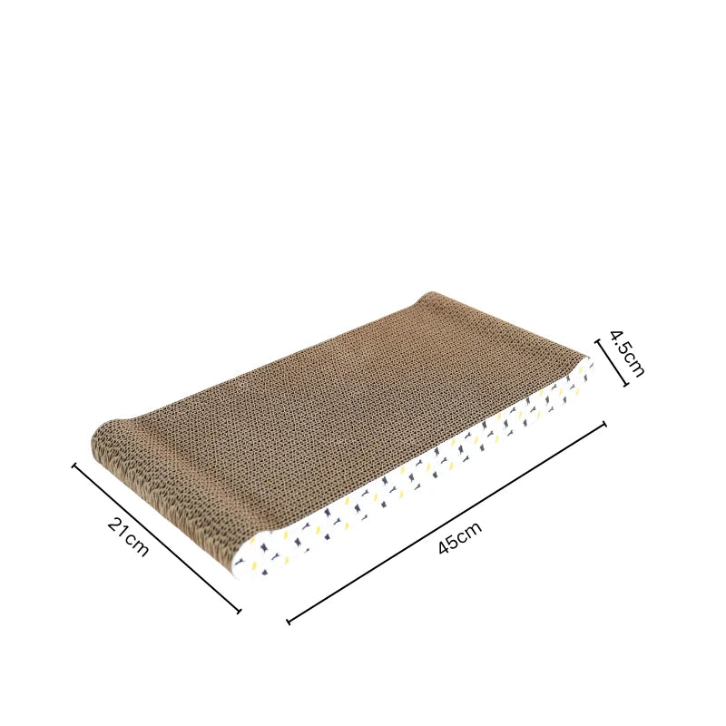 Corrugated Cardboard Cat Scratcher – Durable Scratching Board for Indoor Cats