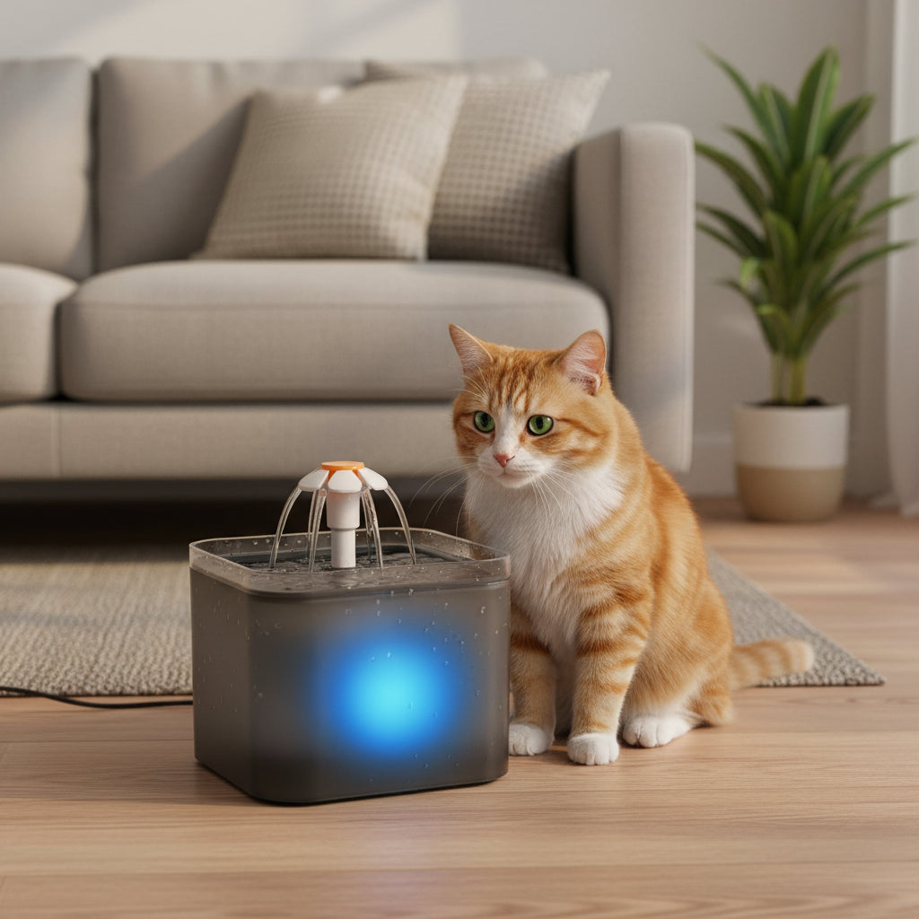 Smart 2L Water Fountain for Cats & Dogs