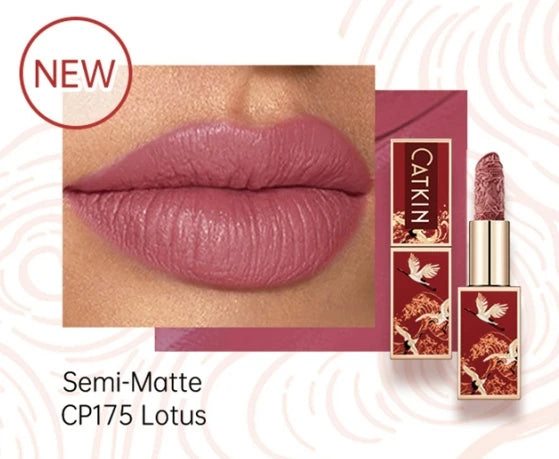 Rouge à Lèvres Velours Mat – Hydratant, Fini Satin, Longue Tenue, Texture Lisse et Crémeuse