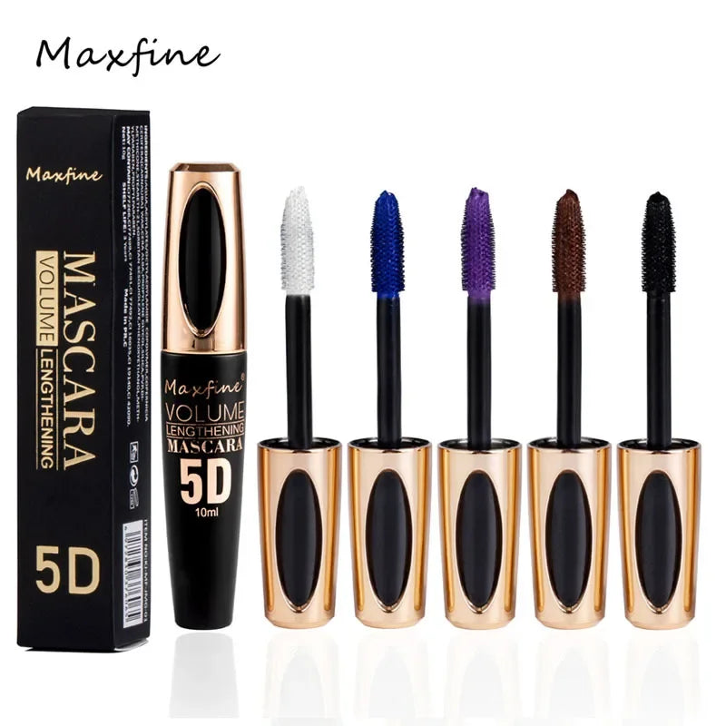 **« Mascara  5 couleurs – Épais, recourbant et waterproof »**