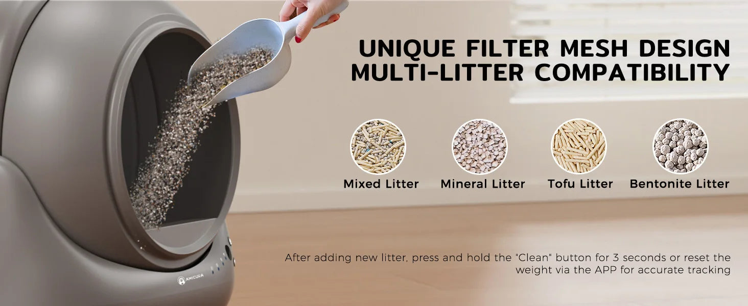 80L Smart Self-Cleaning Cat Litter Box – Automatic App-Controlled Litter Box