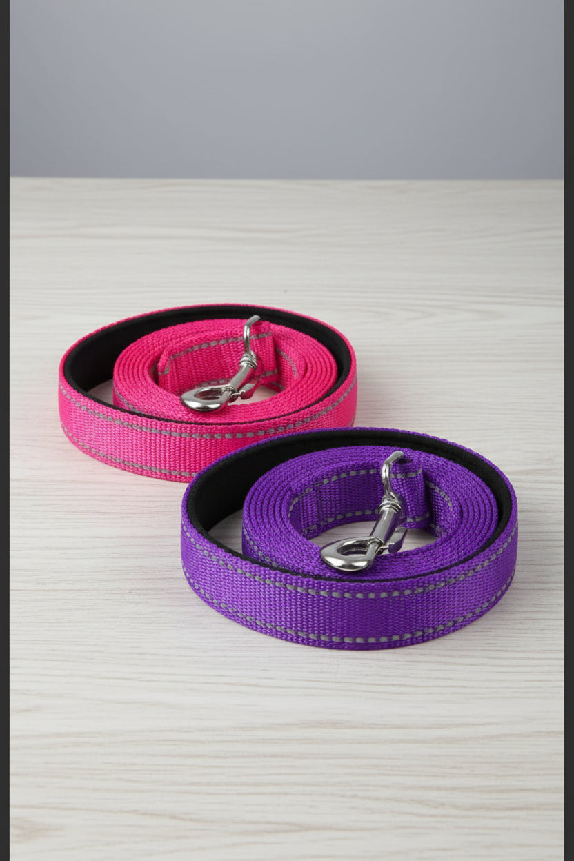 Reflective Pet Leash – Adjustable Walking & Training Lead for Dogs & Cats