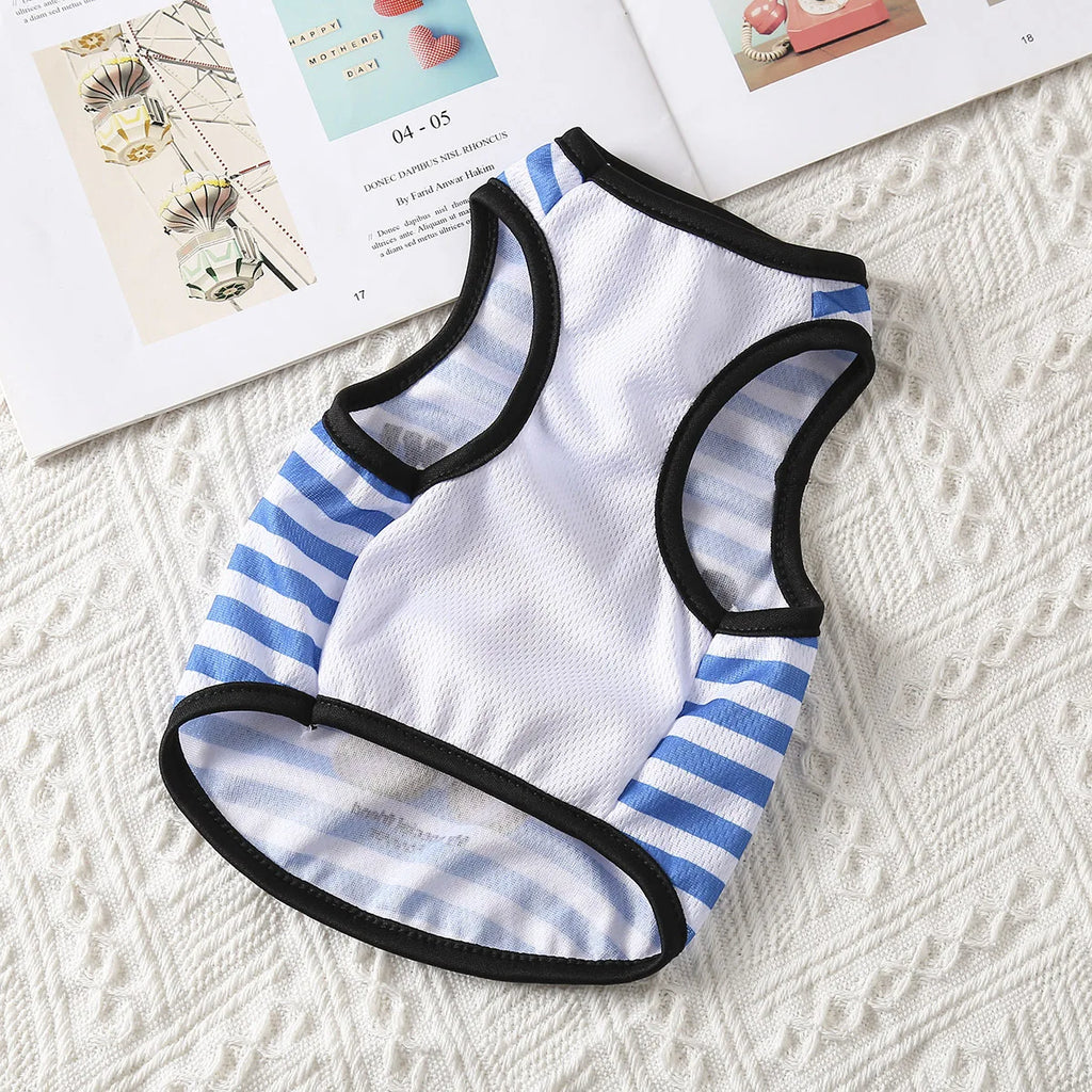 Breathable Summer Pet Vest – Lightweight Clothes for Dogs & Cats