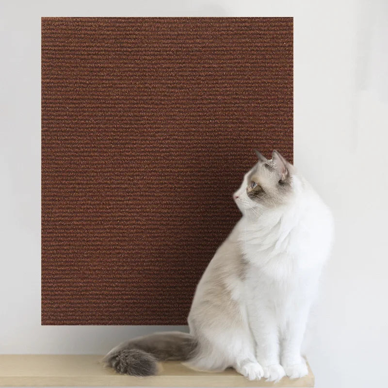 Self-Adhesive Cat Scratch Protector – Trimmable Furniture & Wall Protection Mat