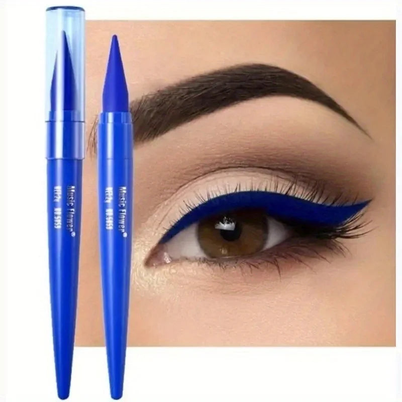 Crayon eyeliner à la texture lisse et naturelle, couleur mate, résistant à l'eau et à la transpiration, sans effet halo