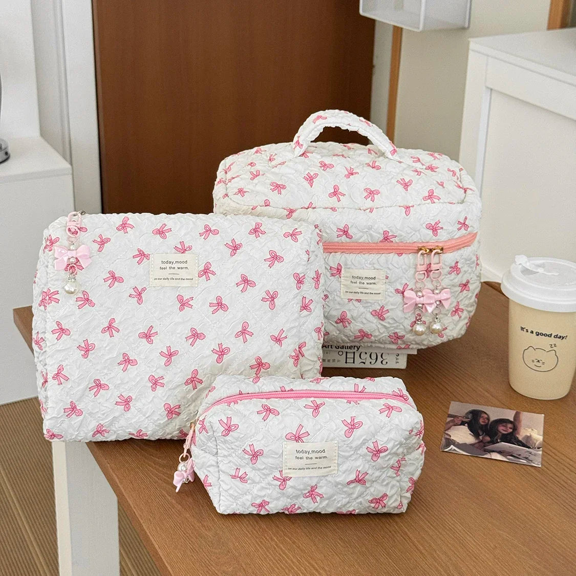 Floral Cosmetic Travel Bag