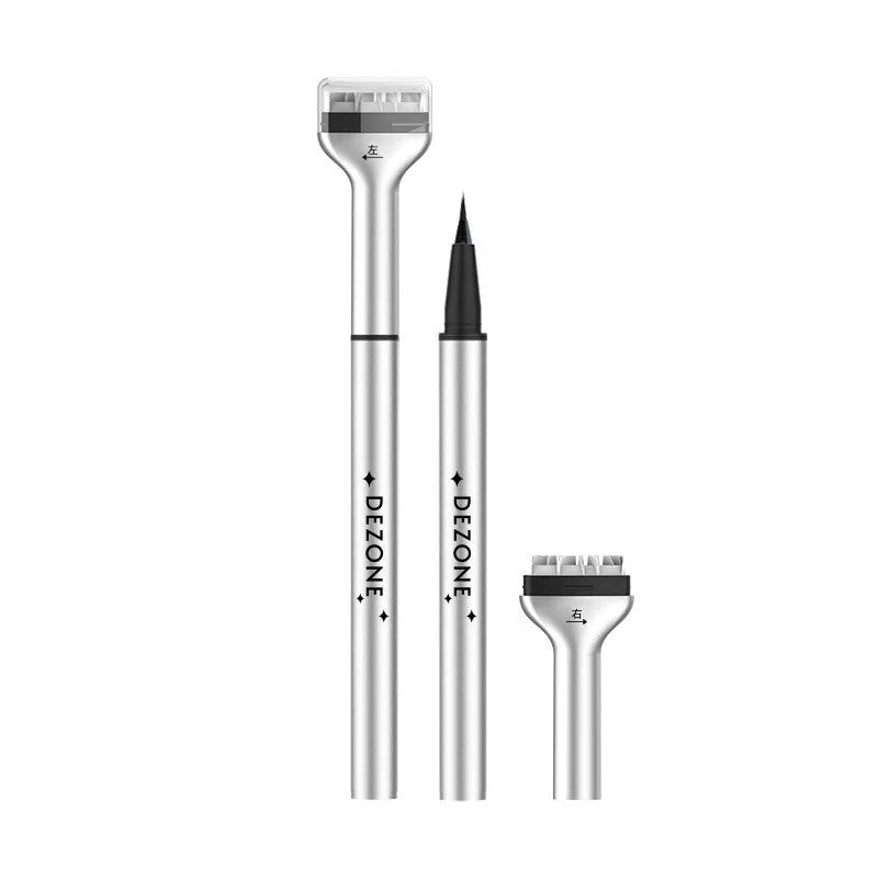 Eyeliner liquide – tampon pour cils inférieurs, waterproof, silicone, outil maquillage pratique pour débutants