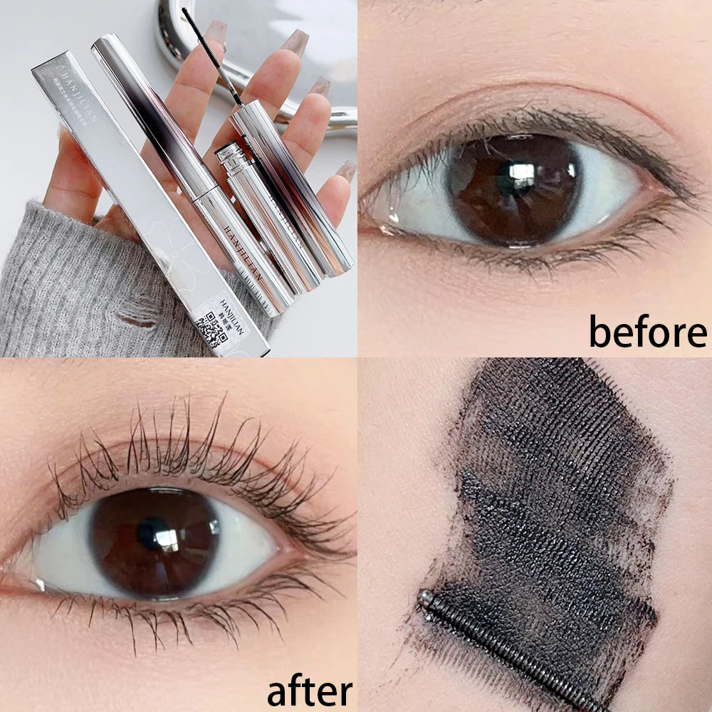 Mascara 3D recourbant tube acier volume extra waterproof cils naturels longue tenue maquillage coréen