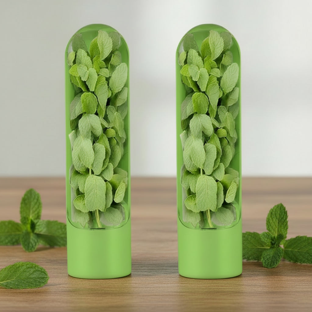 Fresh Herb Keeper Storage Container – Herb & Vegetable Preservation Bottle
